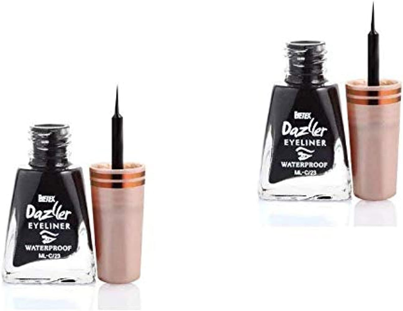 Eyetex Dazller Eyeliner Black Water Proof - (Pack of 2)