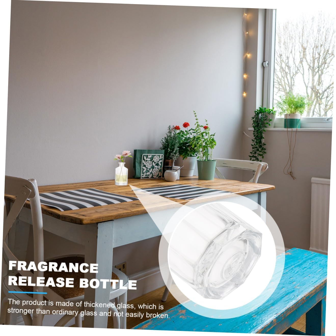 2Pcs Essential Oil Diffuser Home Fragrance Perfume Bottles Aroma Bottle for Home Decor image number 2