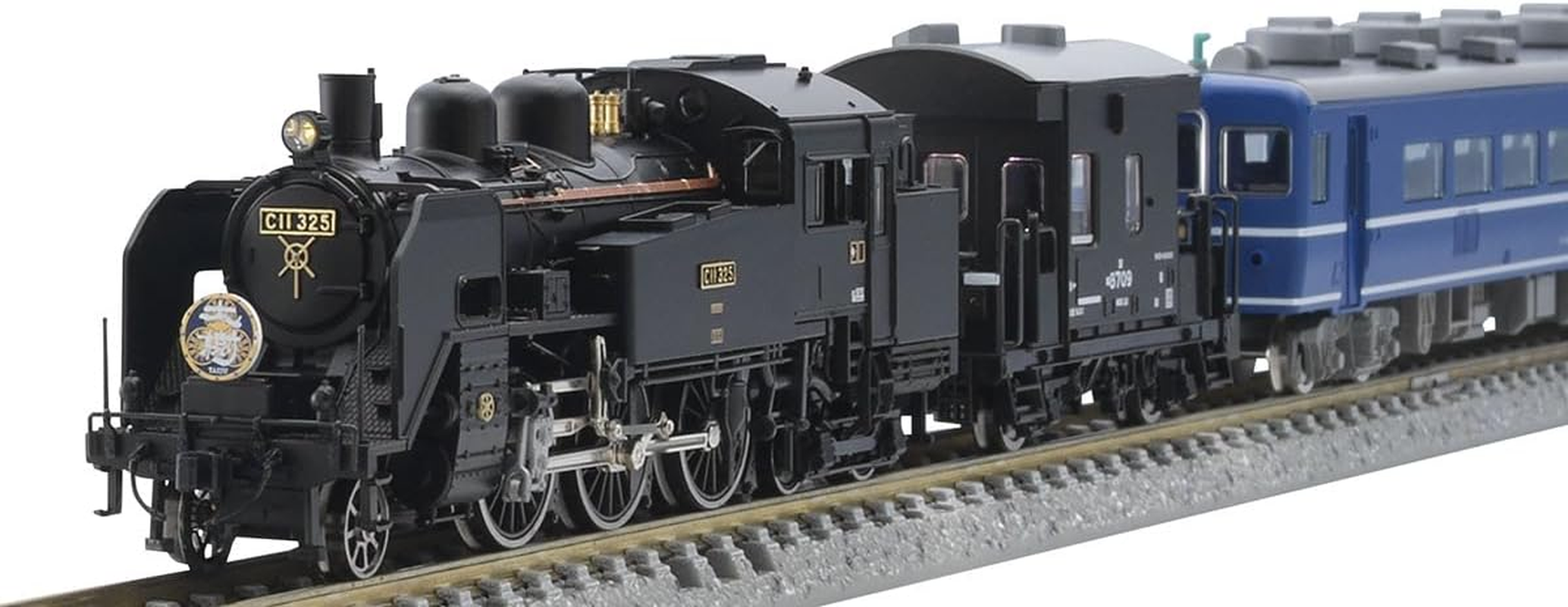 TOMIX N Gauge Tobu Railway C11 Type 325 8618 Train Model Steam Locomotive image number 2