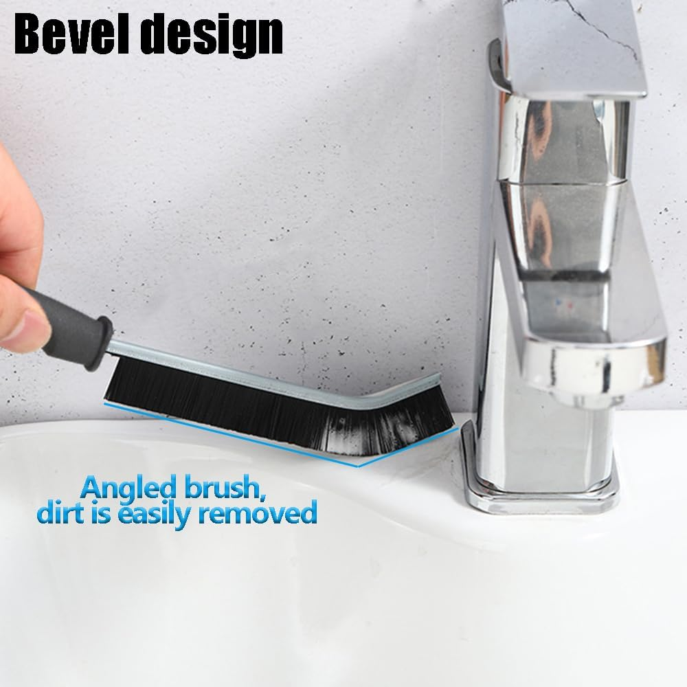 Crevice Cleaning Brushes, Cleaner Scrub Brush Tool for Hard to Reach Tight Space, Home Essentials, Cleaning Supplies for Shower, Bathroom, Kitchen, Toilet, Window image number 3