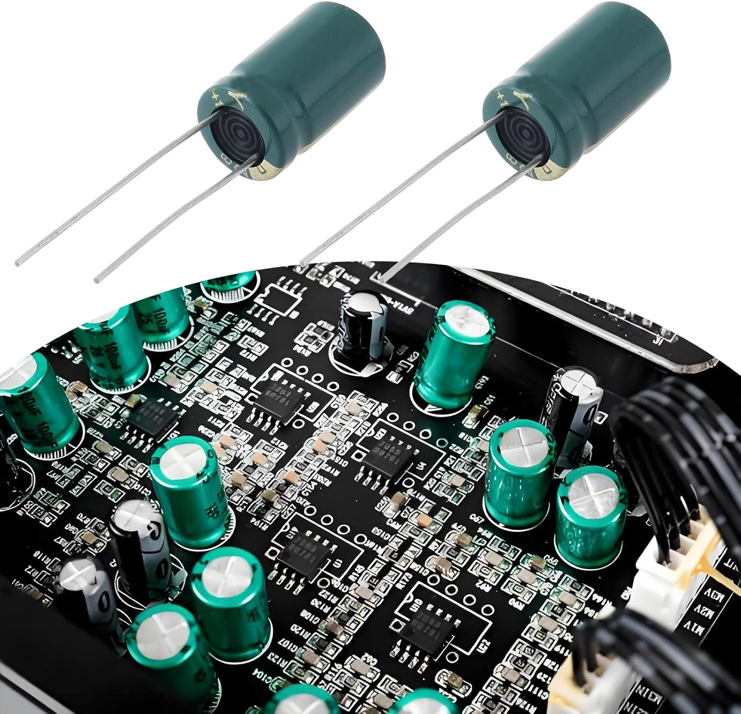 30PCS 680Uf 25V Radial Electrolytic Capacitor 17 X 10Mm Compatible with Electronics Computer Motherboard TV Digital Camera image number 6