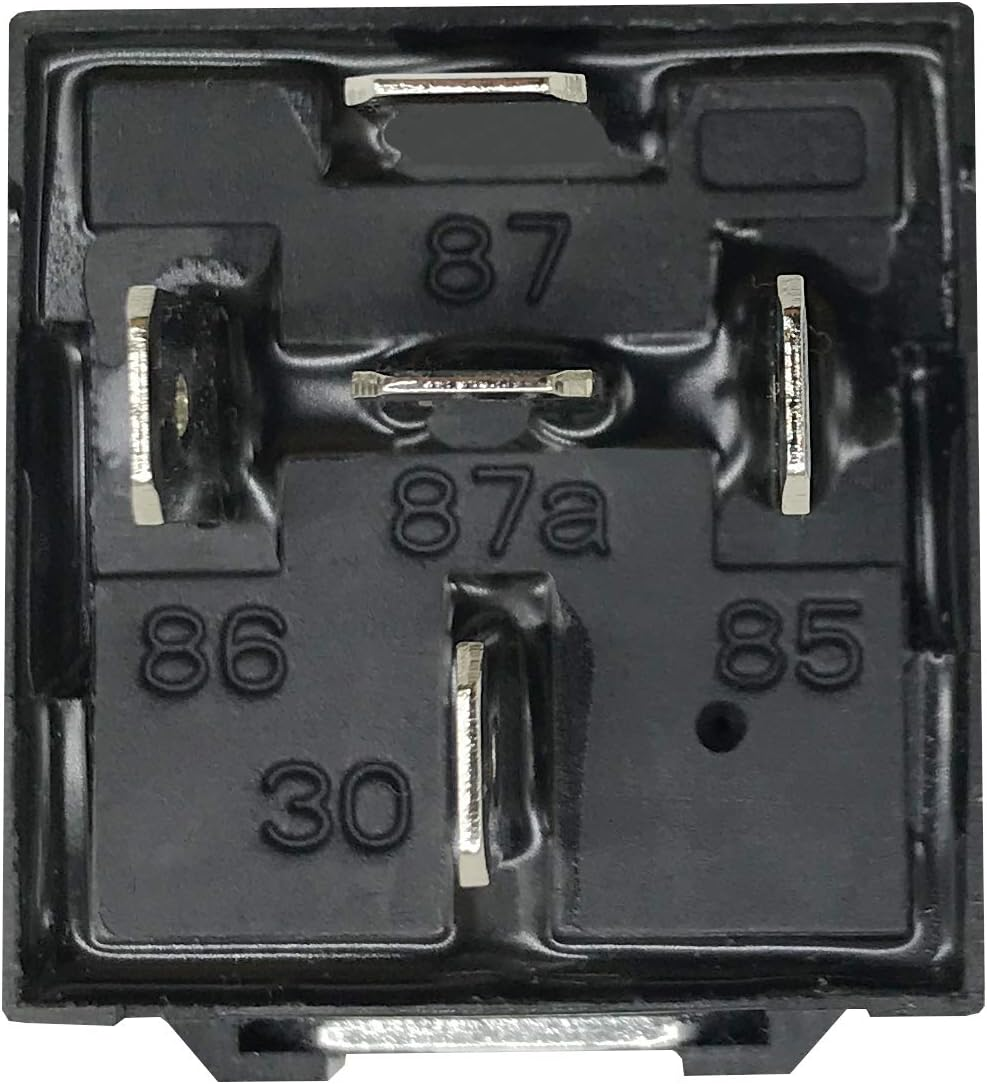 12 Pack 40/30 AMP 5 Pin SPDT 12 V DC Bosch Style Relay Switch for Electrical Automotive Truck Marine Boat (No Relay Socket and Wiring Harness) image number 2