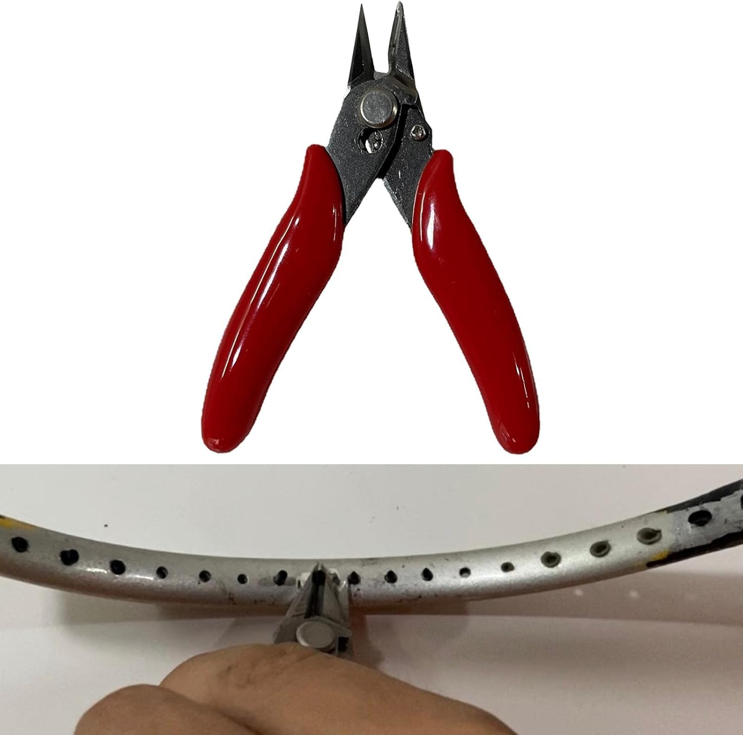 Badminton Racket Plier, Side Cutting, Nonslip,Repair,Racquet Stringing Tool, Diagonal Wire Cutter for Squash image number 3