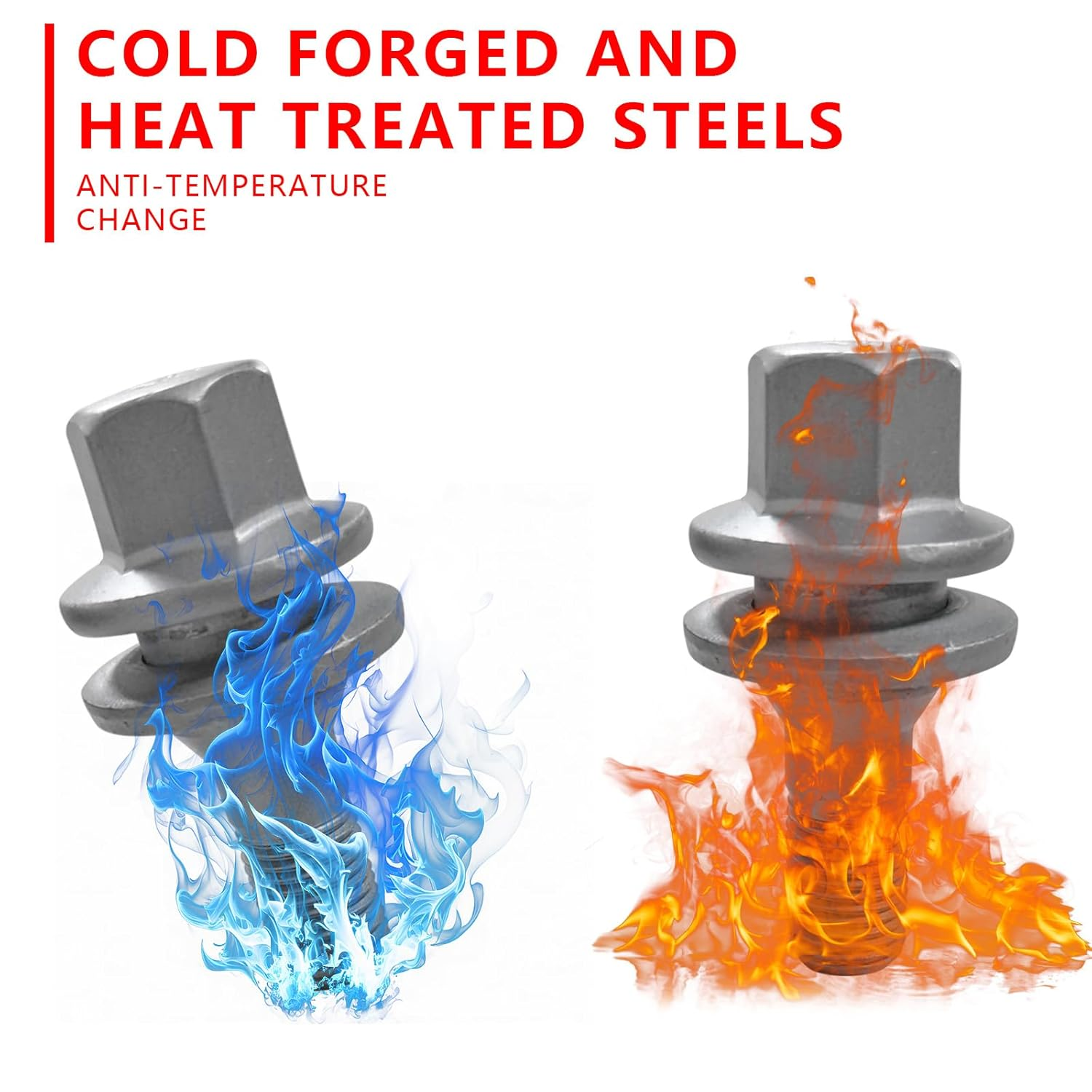 Wheel Bolts Nuts for Citroen C2 C3 C4 C5, Studs Trims Wheel Bolts for Peugeot 206 207 308 407 M12 X 1.25 image number 1