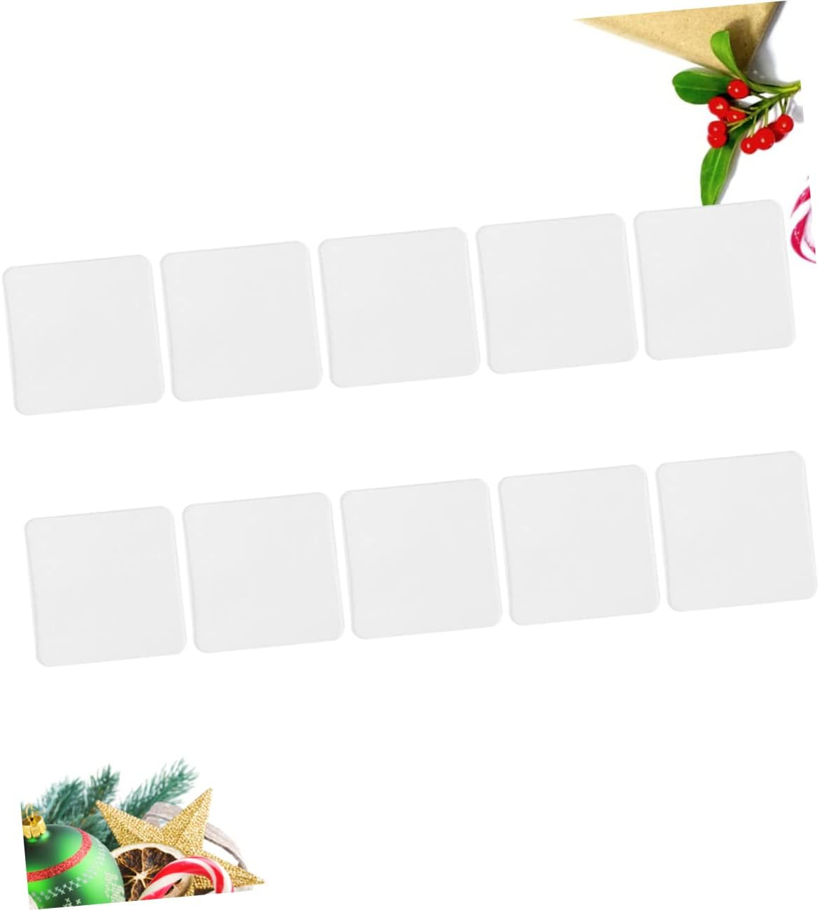 SHOWERORO 20Pcs Double-Sided Tape Nano Adhesive Sticker for Tile Kitchen Bathroom Car Office Washable Strong Hold Reusable No Residue image number 4