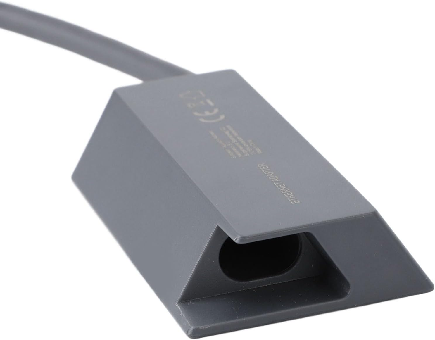 Focket Satellite Ethernet Adapter, Rectangle Internet Powerline Satellite Internet Adapter with High Speed Stable Data Transmission Compact Easy Carry for Wired External Network