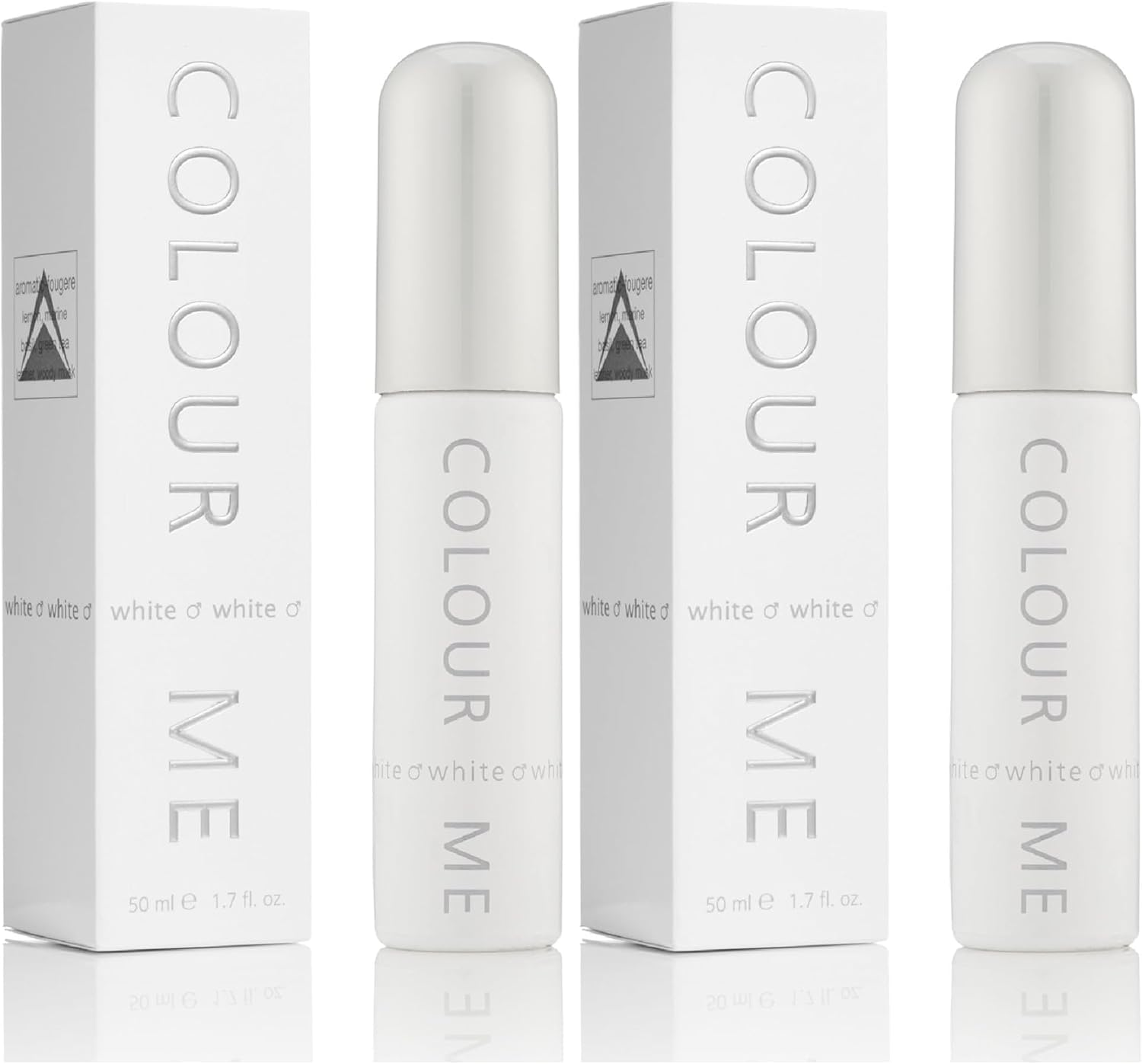 Colour Me White - Fragrance for Men - 50Ml Eau De Parfum, by Milton-Lloyd (Pack of 2) image number 3