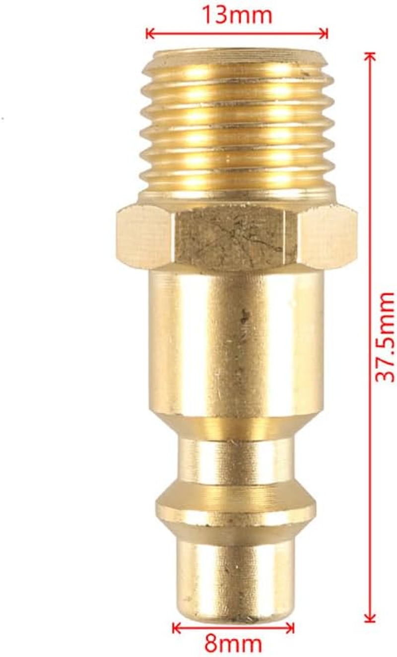 Air Chuck with Clip Tire Inflator Nozzle Adapter, Brass Ball Foot Tire Chuck 1/4" NPT for Truck, Car, RV, Auto image number 1