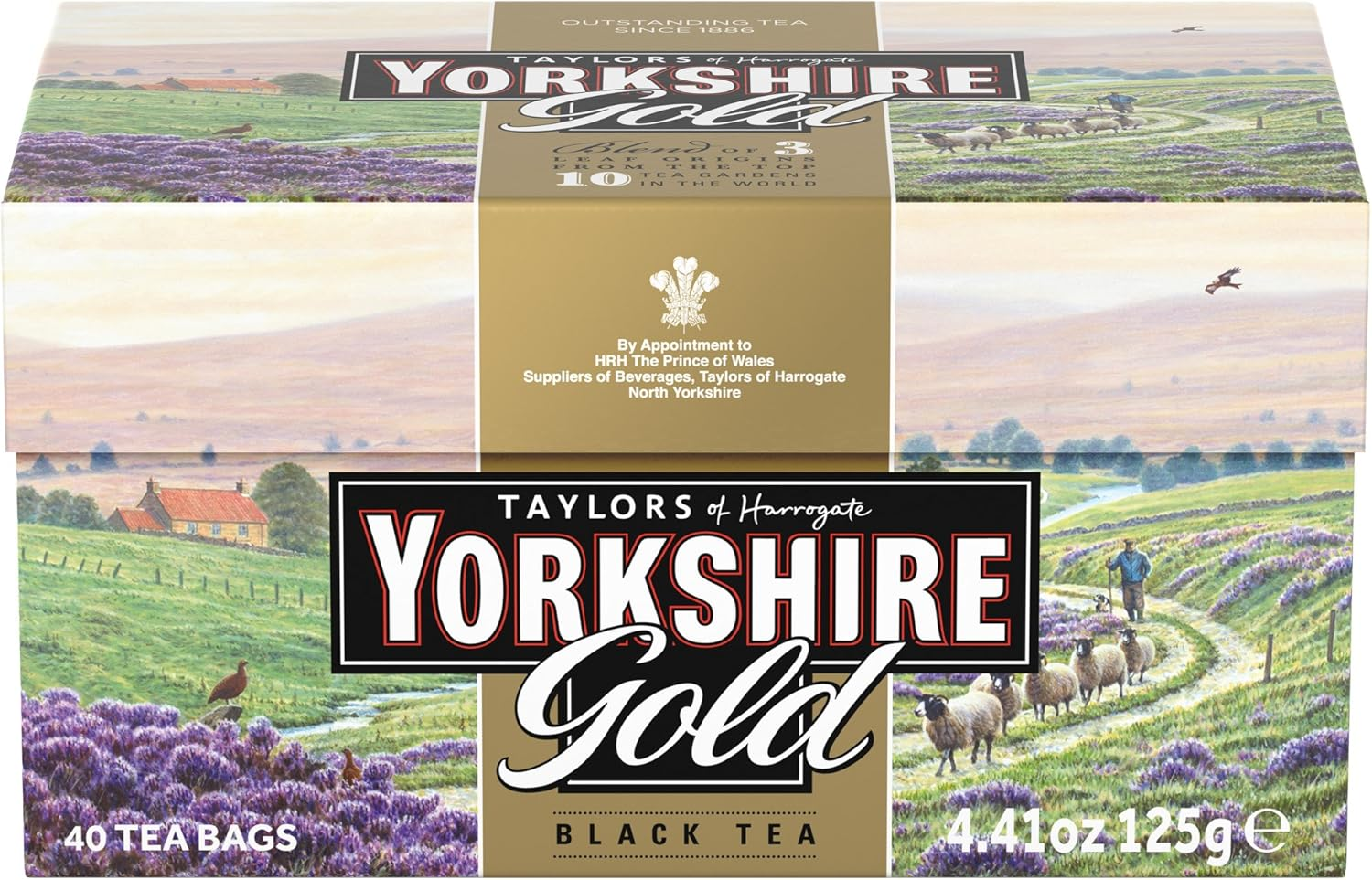 Taylors of Harrogate Yorkshire Gold, 40 Teabags image number 4