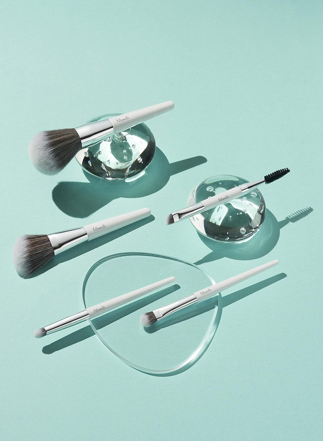 Fillimilli Mini Makeup Brush Set (5 Types)/5 Types, 5 Pieces, Includes Pouch, MINI MAKE up BRUSH SET, Cheek Brush, Shading Brush, Eyebrow Face Brush, Filimili Korean Cosmetics, Olive Young Official image number 4