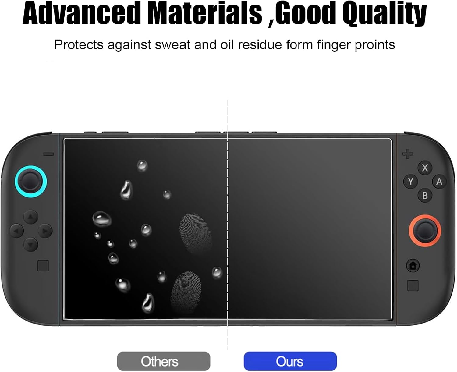 Vonzuda 3 Pack Screen Protector for Nintendo Switch 2 Model 2025, Ultra HD Tempered Glass Screen Protector Compatible with Nintendo Switch 2 7.9 Inch (3) (Clear) image number 5