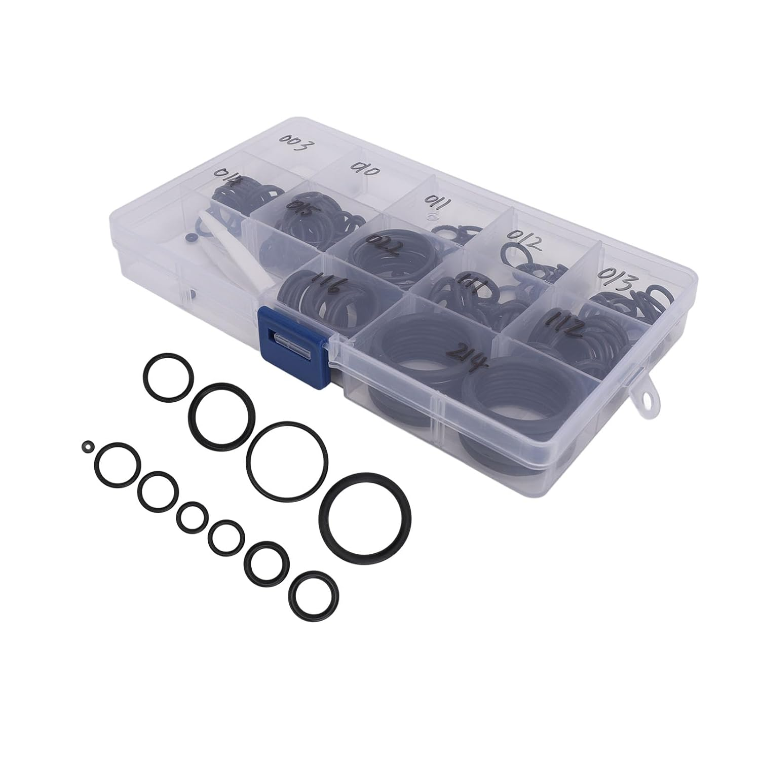 170 Pcs Diving O-Rings, Leak-Proof Diving O-Rings Package for Diving Hoses, Dive O-Ring Kit image number 3