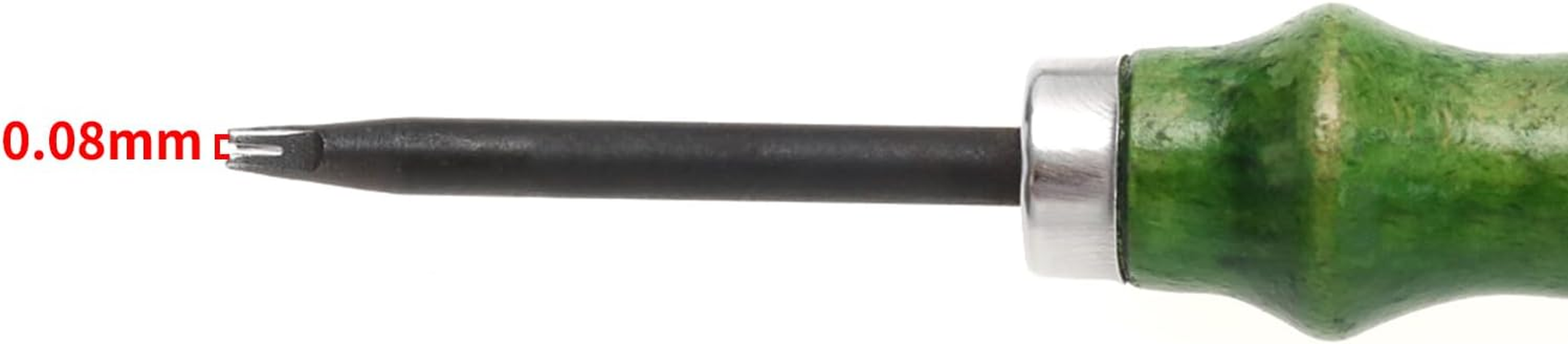 Ecsing 0.8Mm Leather Edger Leather Working Tool DIY Craft Artwork Handmade Ergonomic Design Wooden Handle Edge Cutter, Green image number 5