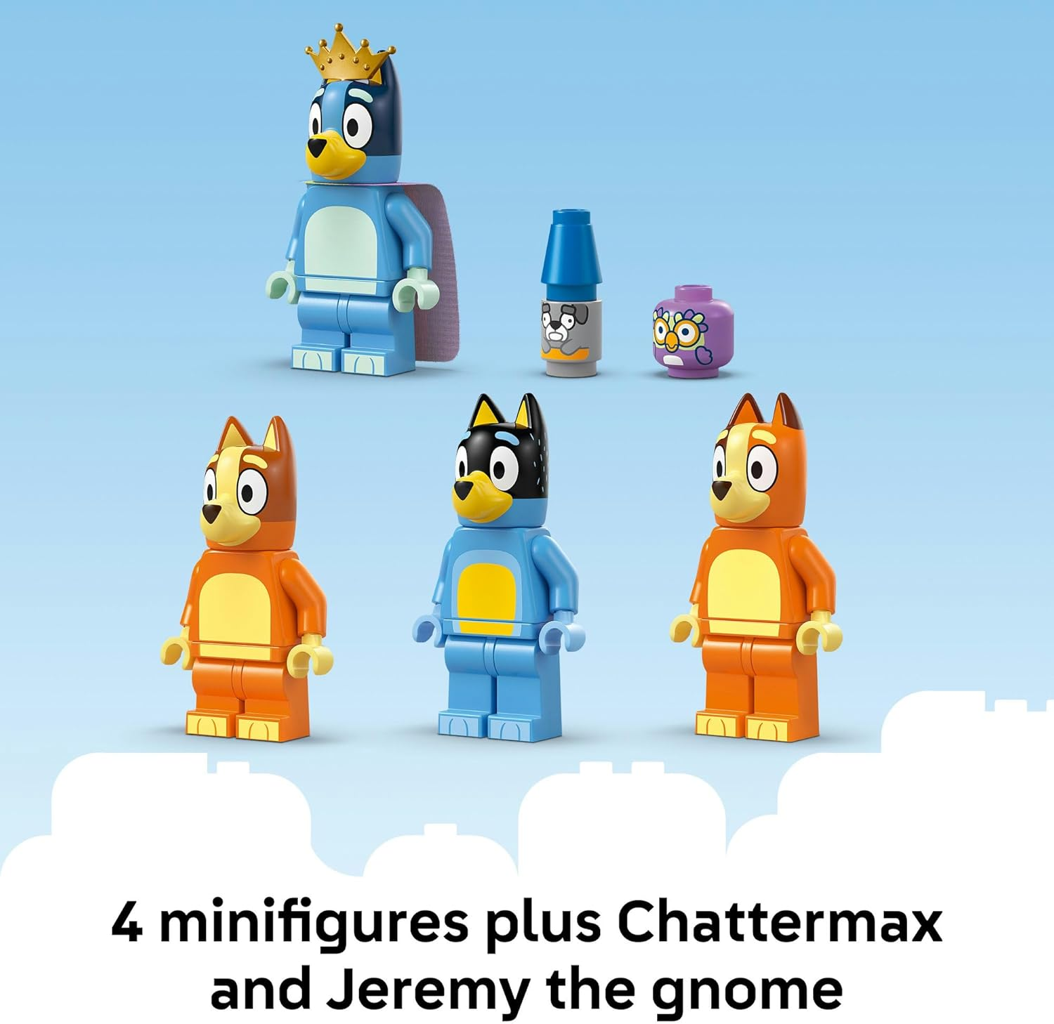 LEGO&reg; Bluey: Bluey&rsquo;S Family House 11203 Playset, Pretend-Play Home-Building Kit with Minifigures, Playhouse Toy for Kids Who Are Fans of the Popular TV Show, Toy for Boys and Girls Aged 4 and Up image number 2