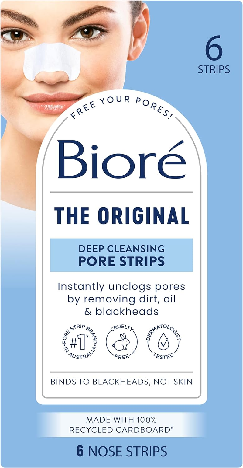 Biore Deep Cleansing Pore Strips, 6 Count image number 5