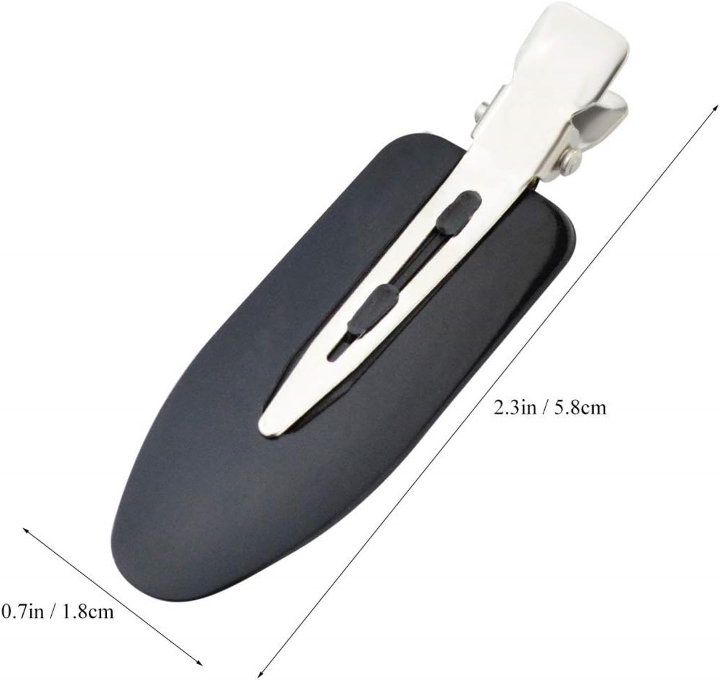 24 Pcs No Bend Hair Clips Pin Curl Clips No Crease Hair Clip for Hairstyle Bangs Finger Waves Makeup Application Hairdressing Hairpins Styling Clips for Hair Salon Black Pink White image number 3