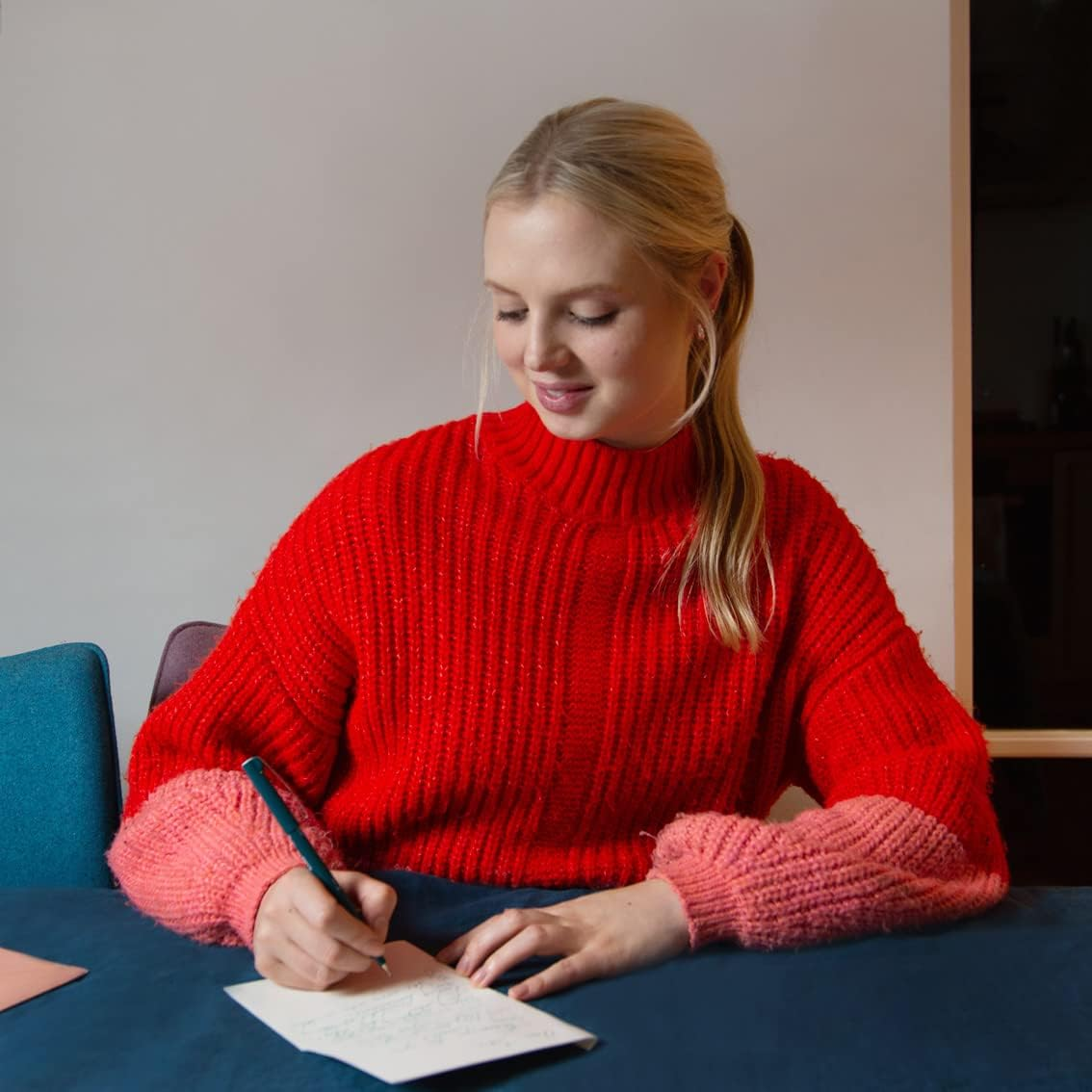 Talking Tables Christmas Letter to Santa Kit for Kids | Paper and Envelopes to Send to North Pole with Response | Fun Xmas Activities, Creative Gift, Red image number 3