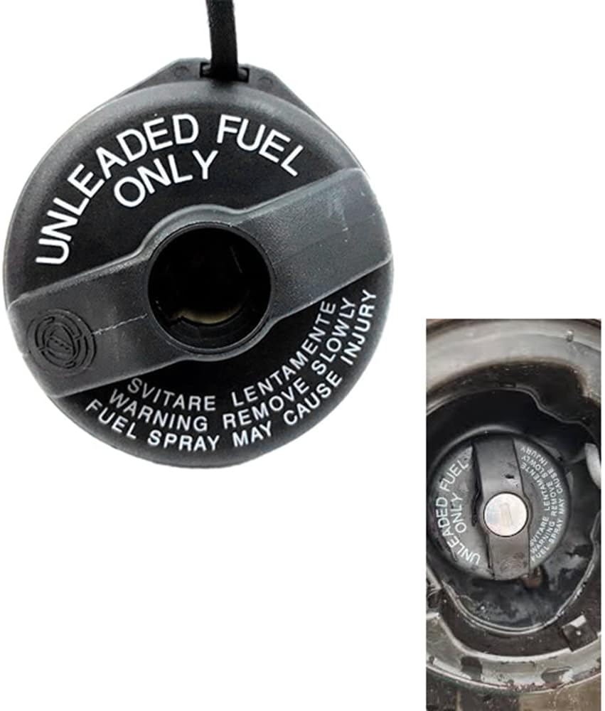 46820586 Car Gas Petrol Tank Cover inside Fuel Tank Cap Replacement for Grande Punto Doblo image number 3