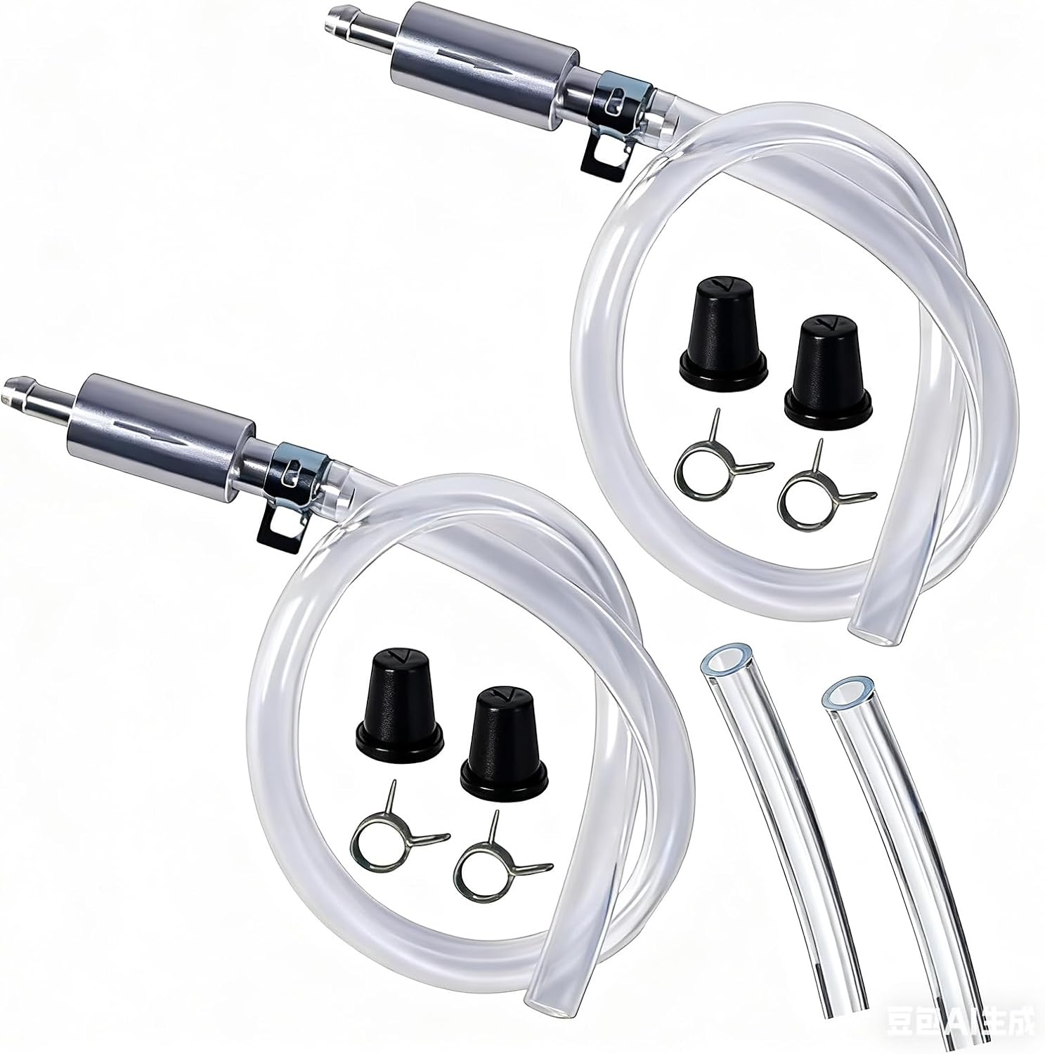 2 Pcs Clutch Brake Bleeder Hose - One-Way Check Valve, Brake Bleeding Kit, for Hydraulic System Bleed, for Motorcycles 、Off-Road Vehicles image number 3