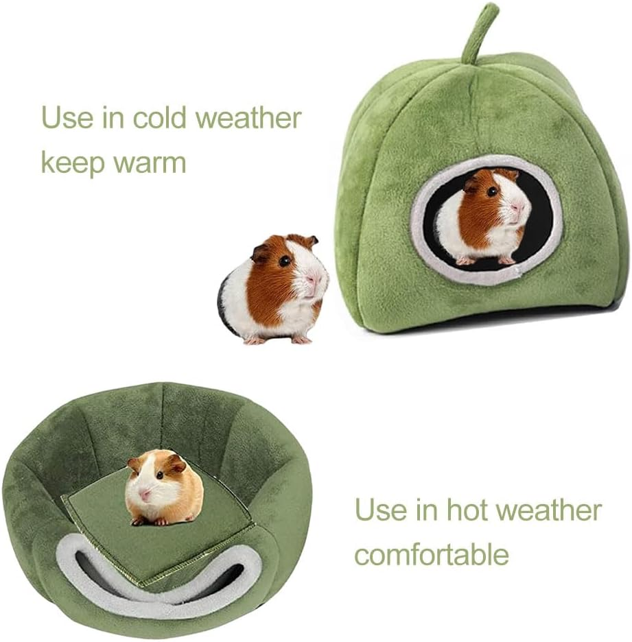 Guinea Pig Bed, Guinea Pig House, Cuddly Cave for Hamsters, Cuddly Winter Rabbit House, Cosy Small Animal Beds for Hamsters, Rabbits, Hedgehog, Chinchilla, Bearded Dragons and Ferrets