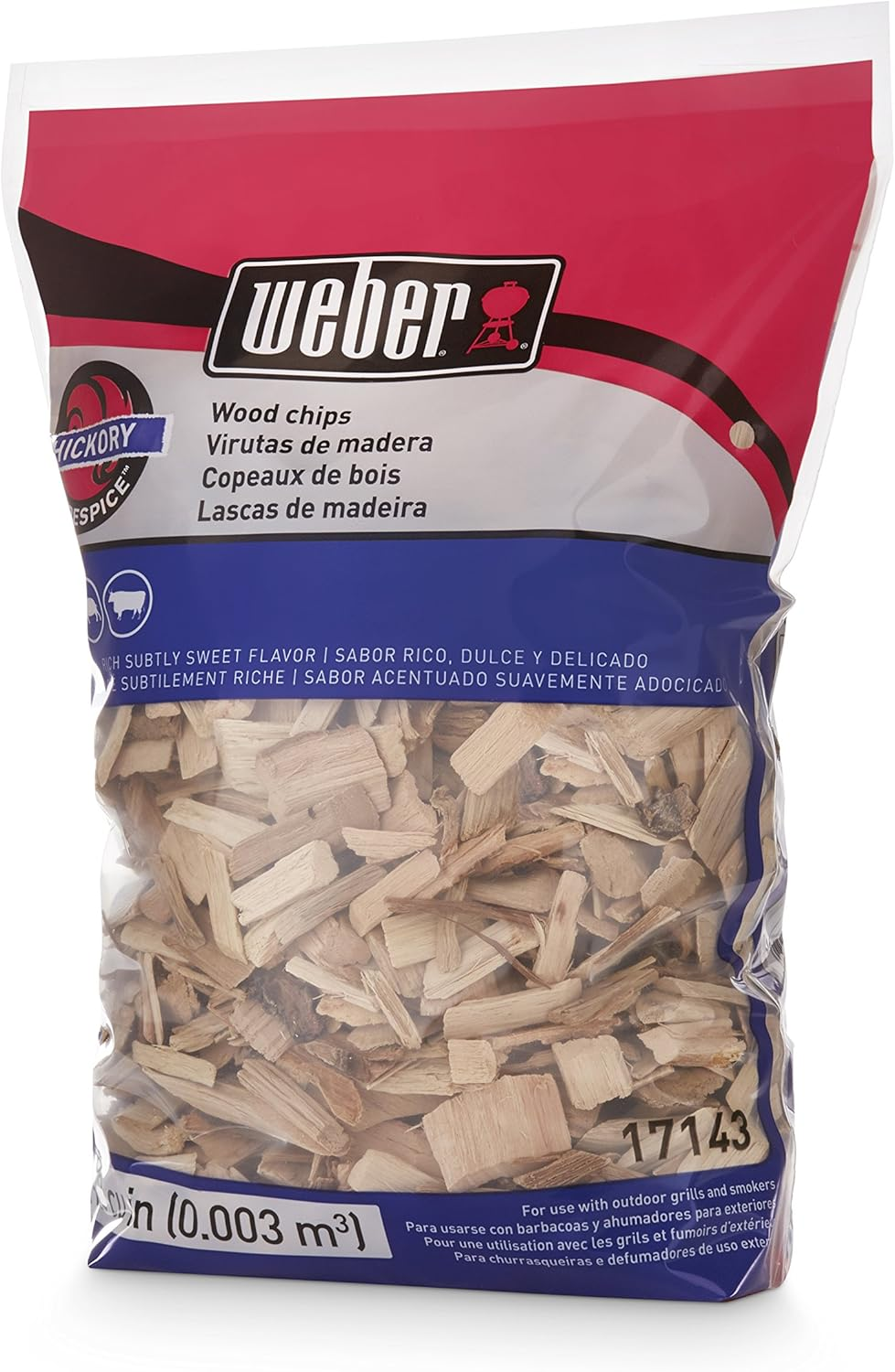 Weber Wood Chips Hickory 900 G image number 2