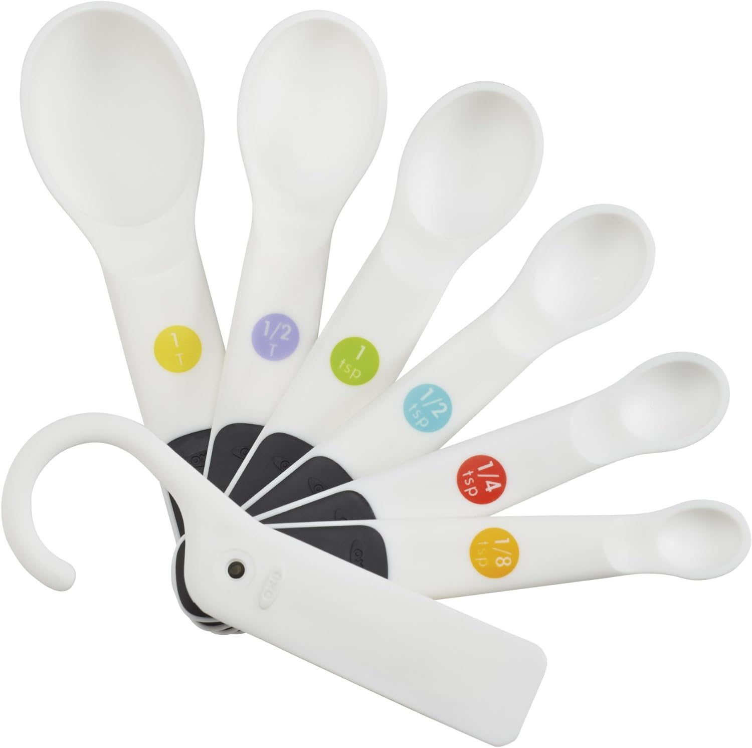 OXO Good Grips 6-Piece Plastic Measuring Cups- White, 5 Count(Pack of 1)
