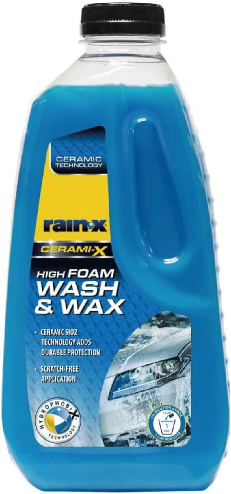 Rain-X Car Shampoo with Foam - Ceramic Protection & Shine for Vehicles - Effective Cleaning and Care - Lava Wax Ceramic - 1 L image number 2