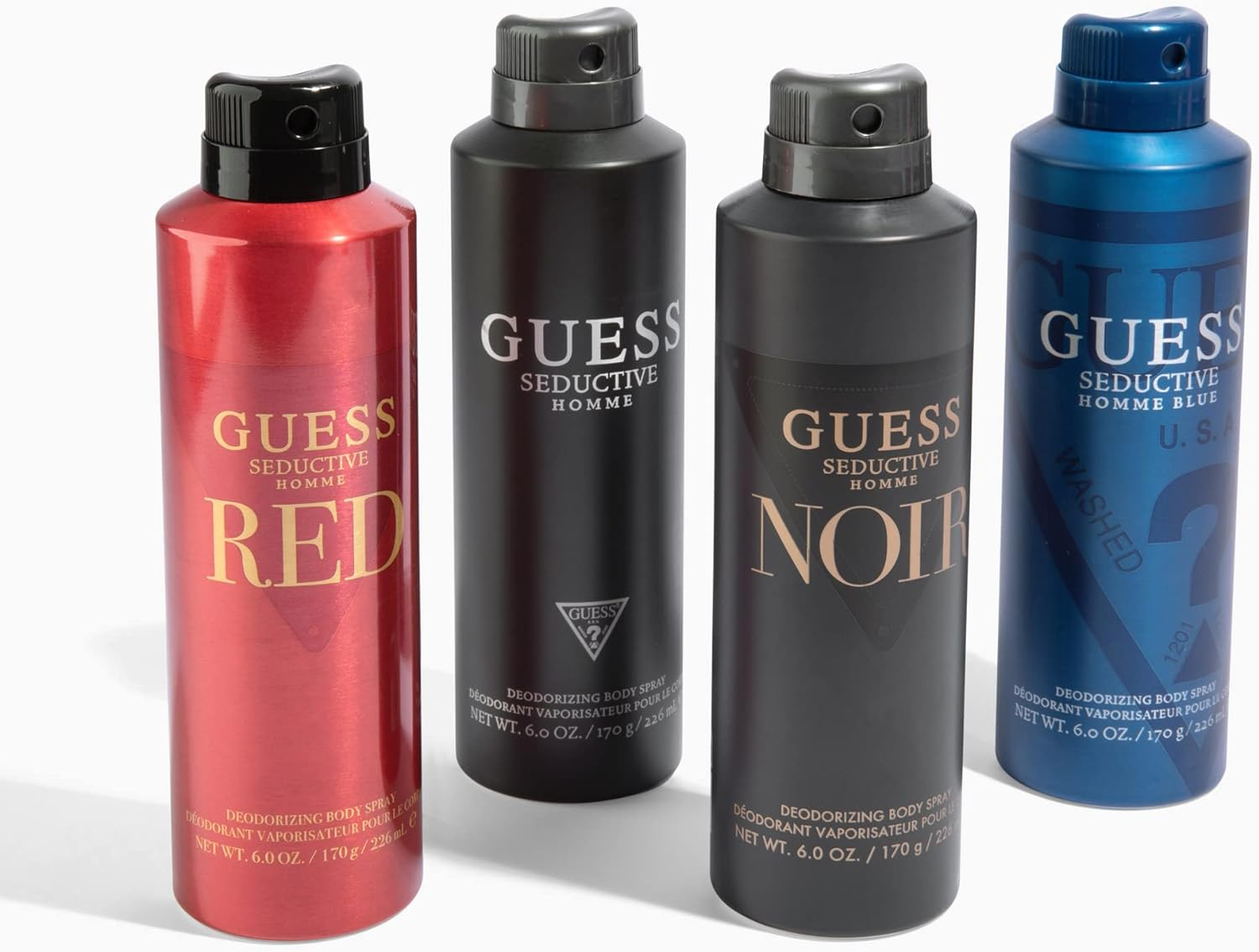 Guess Seductive Homme Red Body Spray for Men 226 Ml image number 1