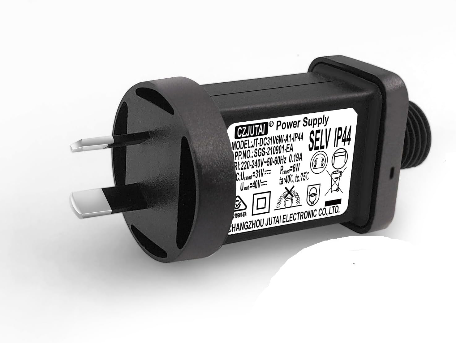 Premieradapter 31V 6W Replacement Power Supply CZJUTAI JT-DC31V6W /4.5W /3.6W for Christmas Lighting, String Light, Projector Light, Lawn Lamp, Inflatable Device [A560] image number 2