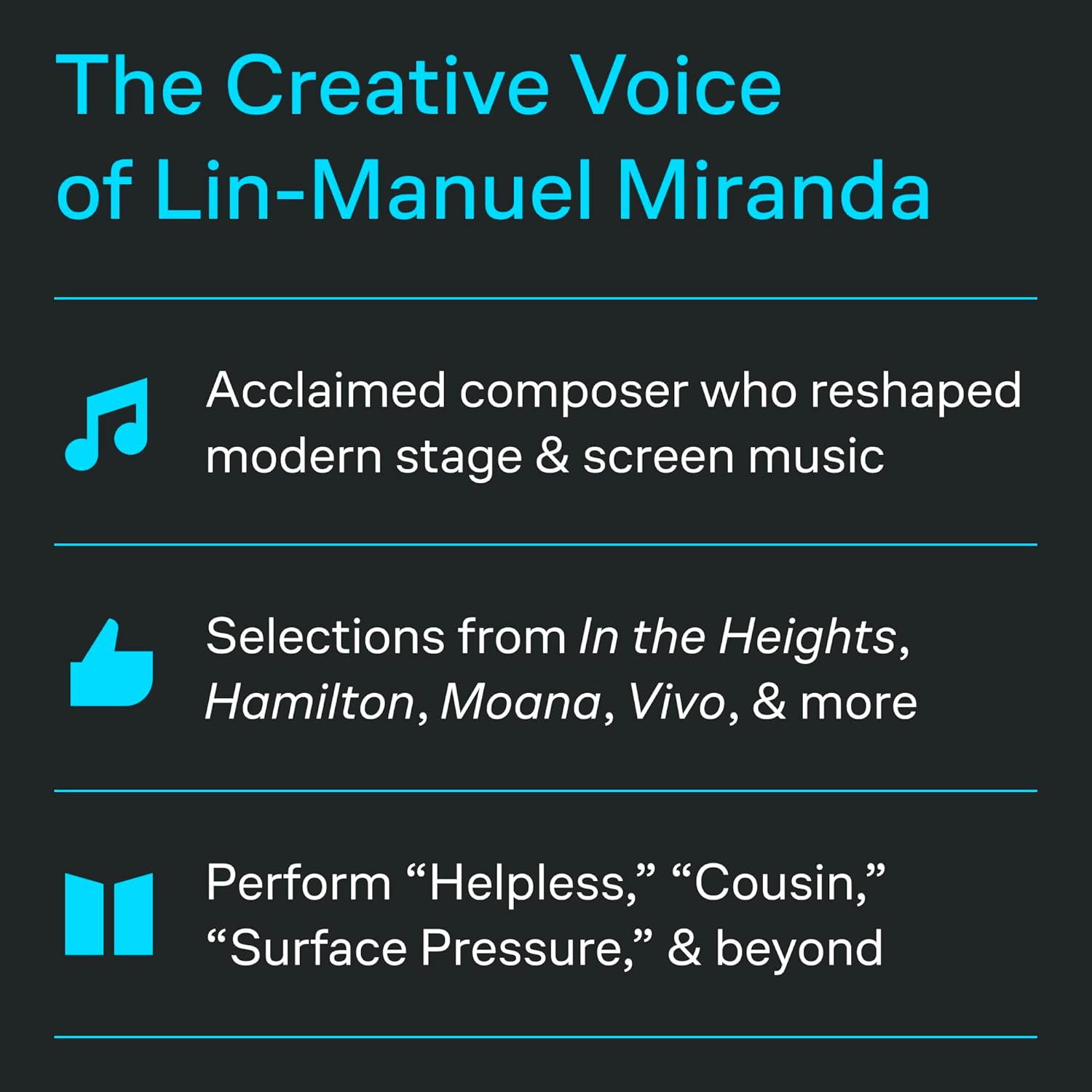 The Lin-Manuel Miranda Collection: Piano/Vocal/Guitar Songbook image number 2