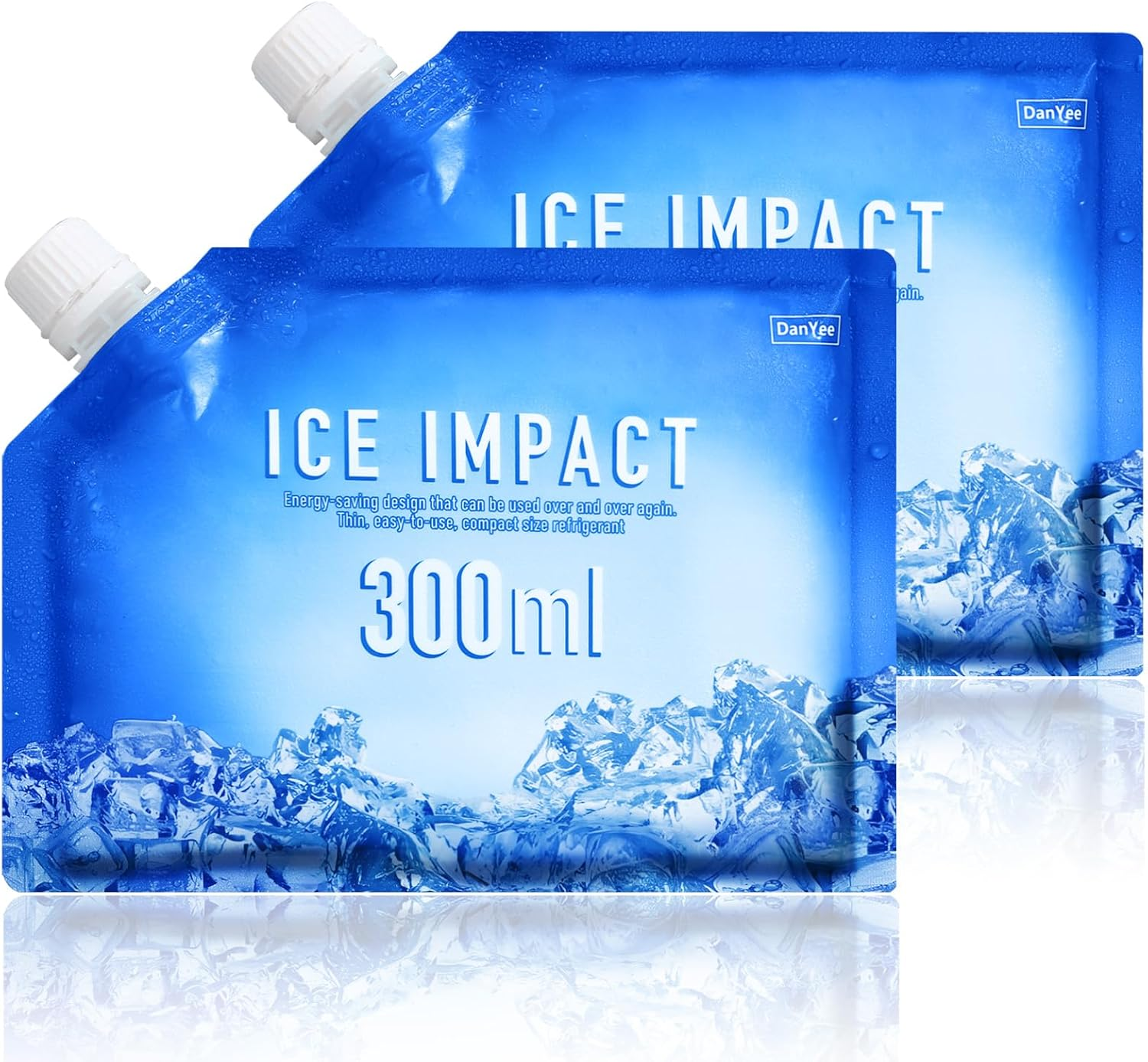 Danyee Ice Packs Ice Bag, Freezes in Approximately 2.5 Hours, Keeps 5.5 Hours below Freezing, Cold Insulation, Long Time, Repeated Use, Soft Type, Water Injection Type, Outdoors, image number 6