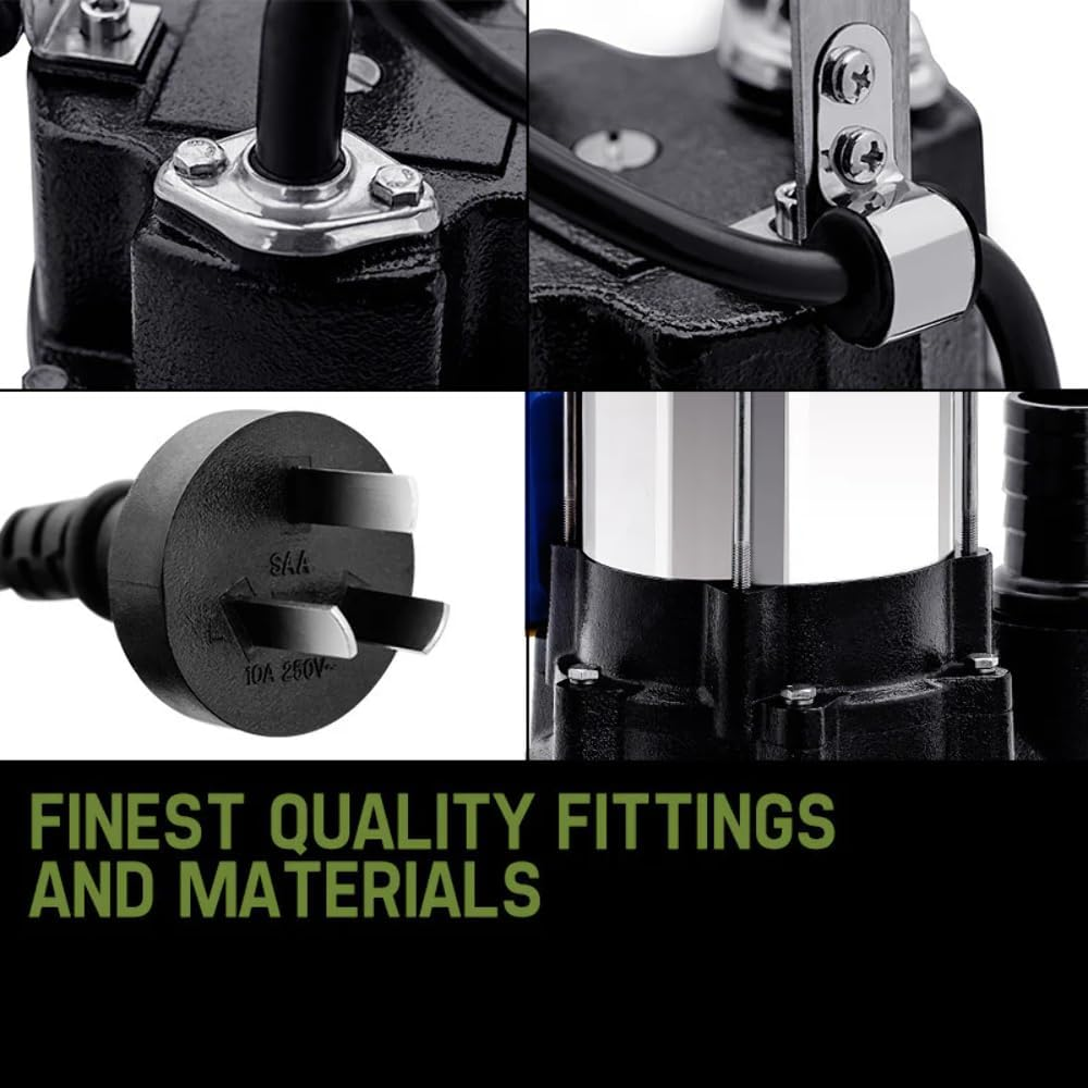 Protege PSWP-085 2250W Submersible Dirty Water Sewage Pump image number 2