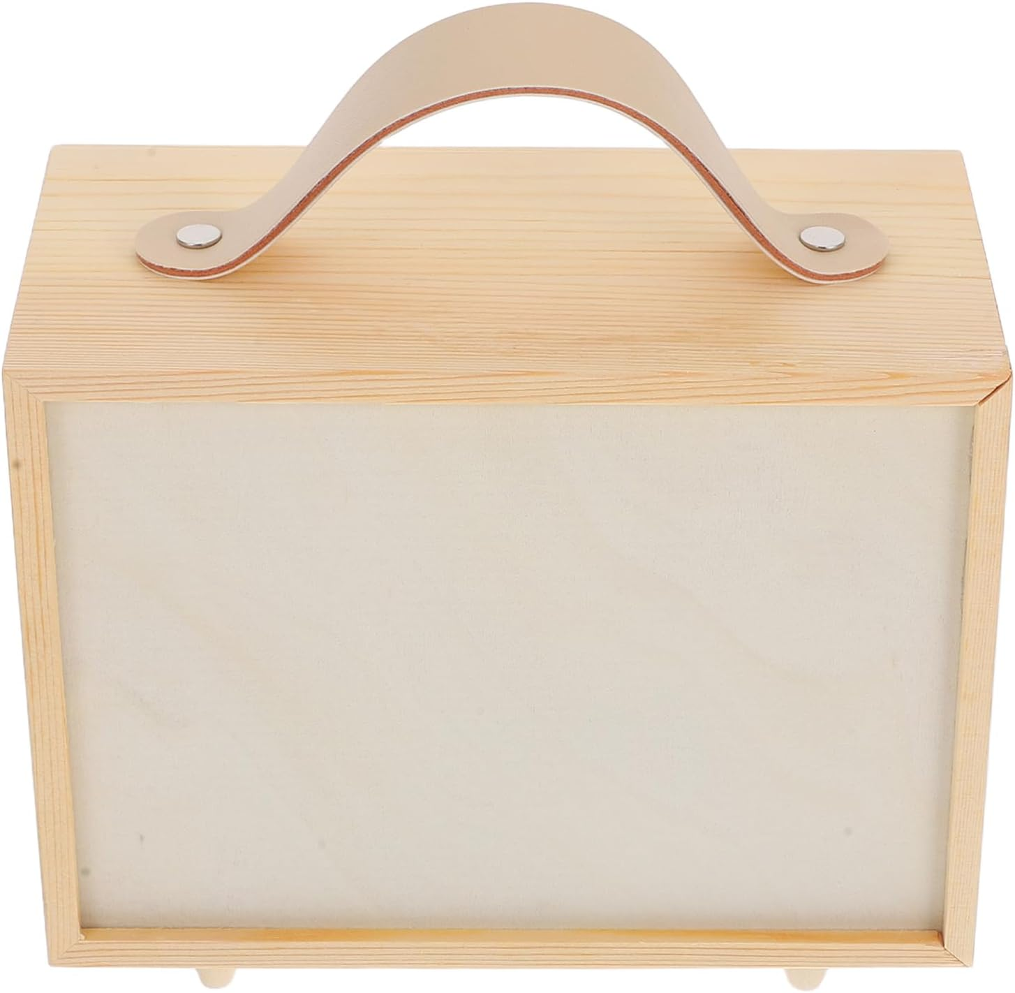 Wooden Christmas Cookie Box Candy Storage Natural Boys and Girls Toy Container Decorative Wooden Cake Box image number 1