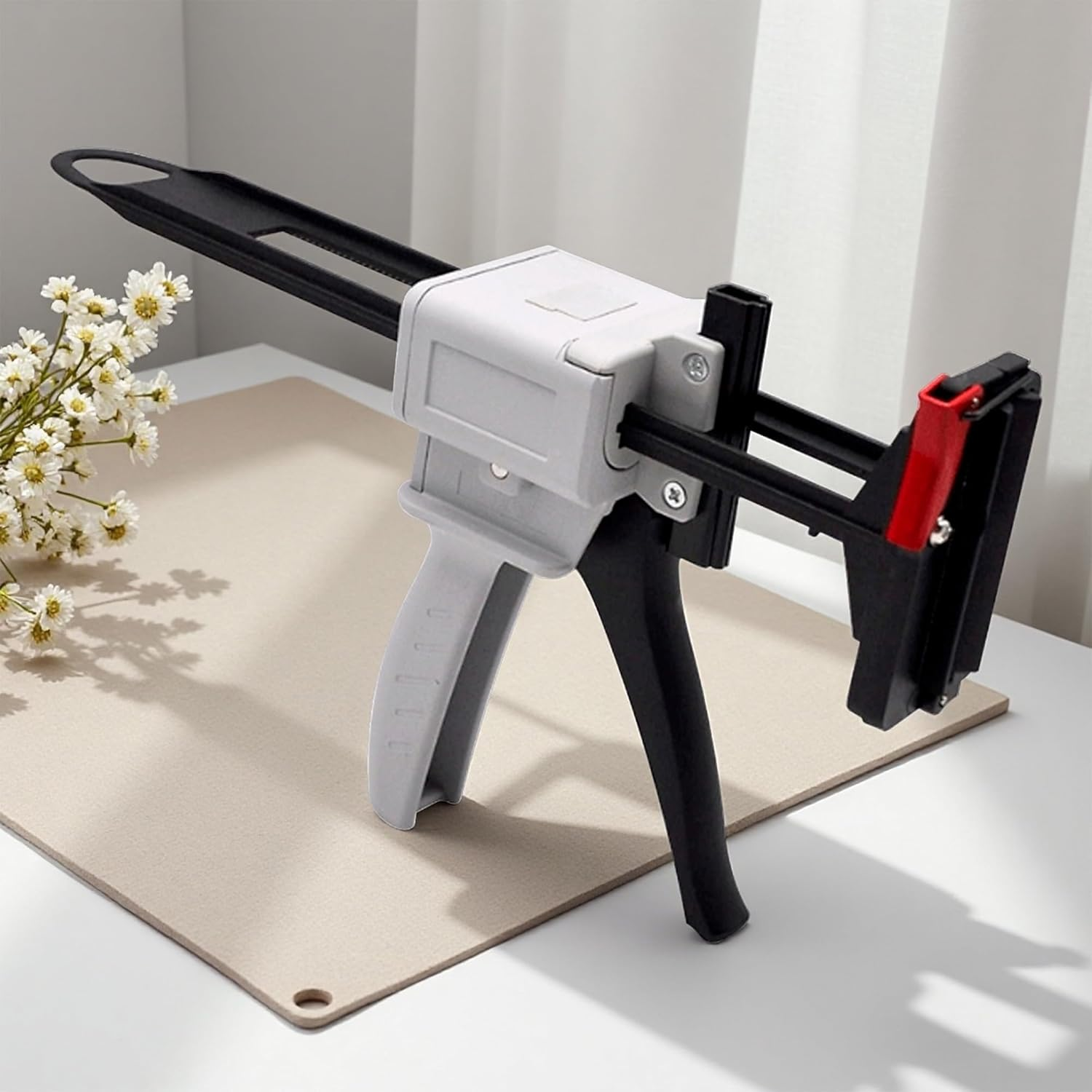 Emesak Toothpaste Tube Glue Gun, Manual Silicone Glue Gun with Tube Squeezer, 704 Universal Glue Dispenser, for Toothpaste, Adhesive, Silicone, Sealant and Repair Tool Applications (50G+) image number 6