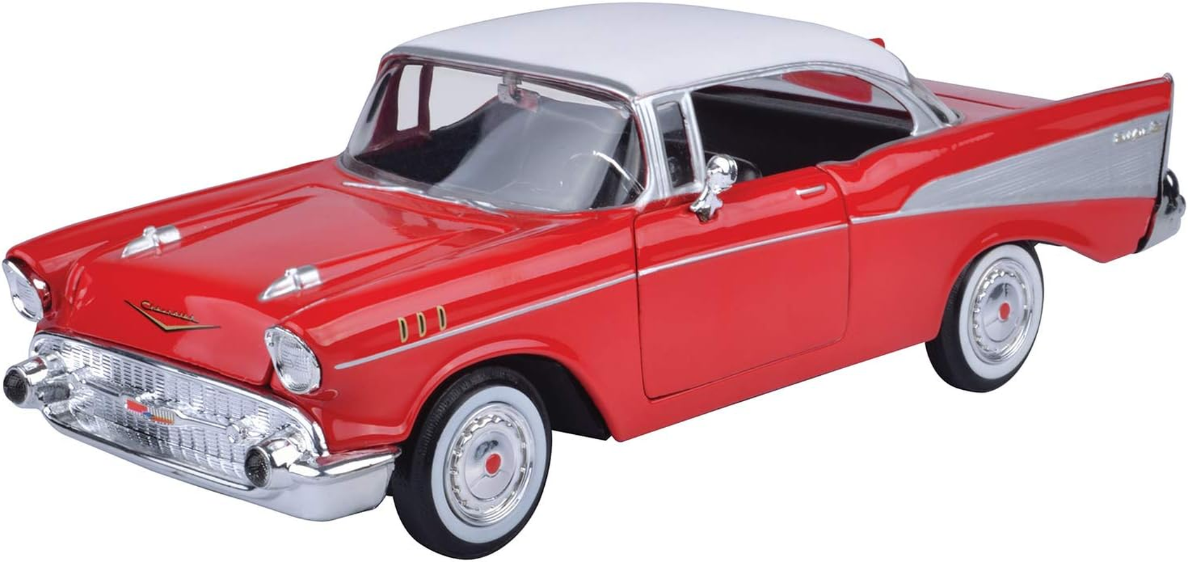 Motormax 1:24 Die-Cast 1957 Chevy Bel Air - Colors May Vary image number 5