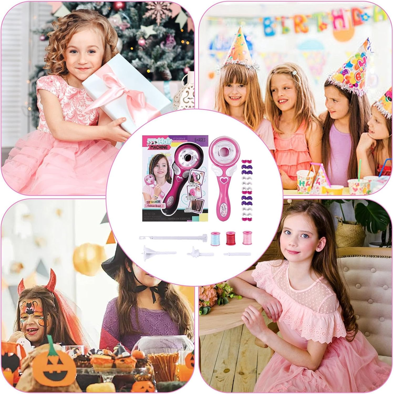 Hair Braiding Machine, Automatic Hair Braider Tools Kit, Easy Multifunctional Beauty Fashion Salon Toy Hair Braider for Teen Girls Aged 5 to 15 image number 4