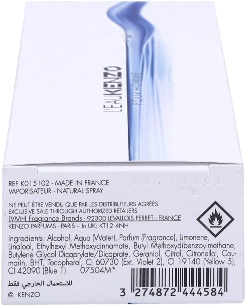 Kenzo L'Eau Kenzo Eau De Toilette Spray for Women 100 Ml