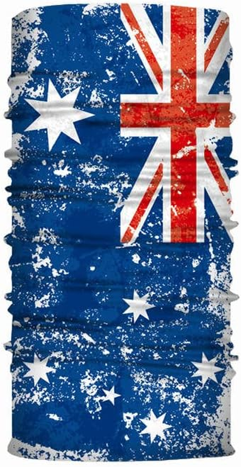 Shopiness Unisex Adult Multifunctional Headband Bandana Neck Gaiter for Sport Football Soccer World Cup Country Flags image number 2