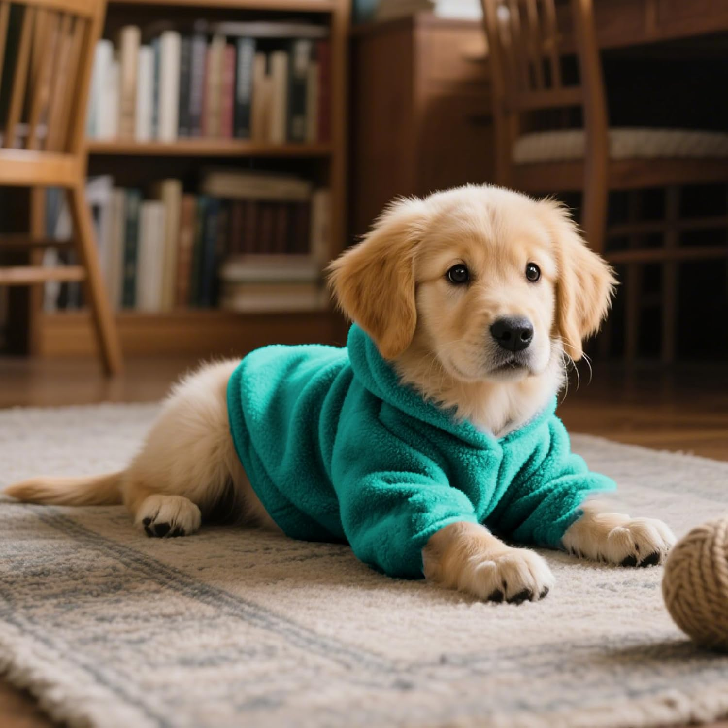 2 Pcs Dog Fleece Vest Sweater Winter Warm Dog Sleeveless Jacket Soft Pullover Fleece Cold Weather Coat Hoodie with D-Ring Leash for Small Medium Dogs Unisex image number 1