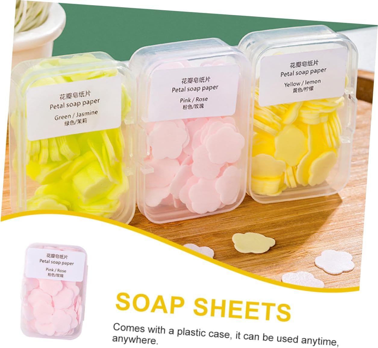 BESPORTBLE Travel Essential of Hand-Washing Soap Outdoor Soap Flakes for Skin Types image number 6