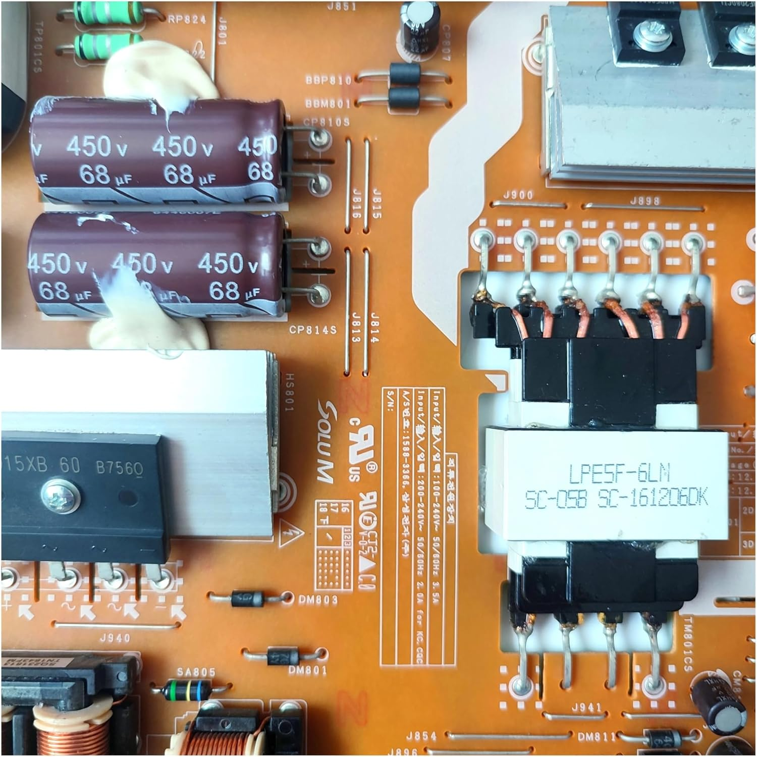 Genuine Power Board BN44-00878A L55E7_KSM PSLF191E08A for UN55KS8000FXZA UN55KS800DFXZA UN55KS8500FXZA UN55KS8000F TV image number 4