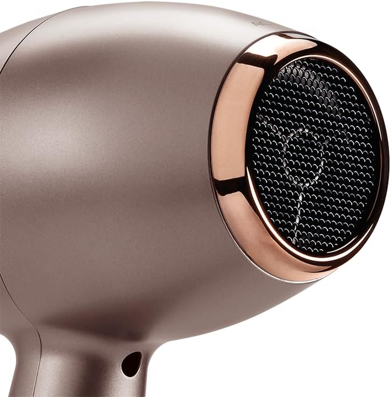VS Sassoon Infinite Air AC Hair Dryer, 2200W Powerful Salon-Grade Motor, Ionic Conditioning, Ceramic Technology, 4 Styling Attachments + Storage Pouch