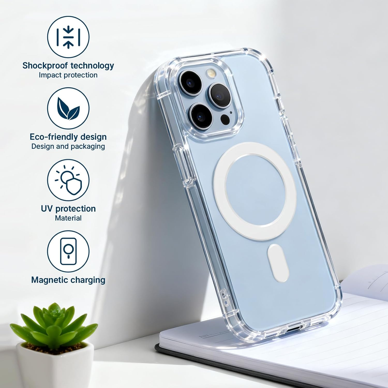 Tzylomirx 2 Pack Universal Magnetic Ring, Magnetic Adapter Compatible with Magsafe Accessories for Iphone 16/15/14/13/12/11 (Mini, Pro, Max), Samsung Galaxy S22/S21 FE Ultra image number 3