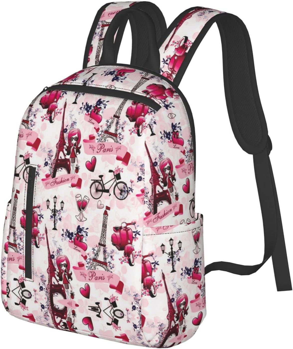 Obabo Abstract Blue Light Leisure Backpack,Laptop Backpack,Travel Bags,Multi-Purpose Backpack,Unisex,Portable,Comfort image number 6