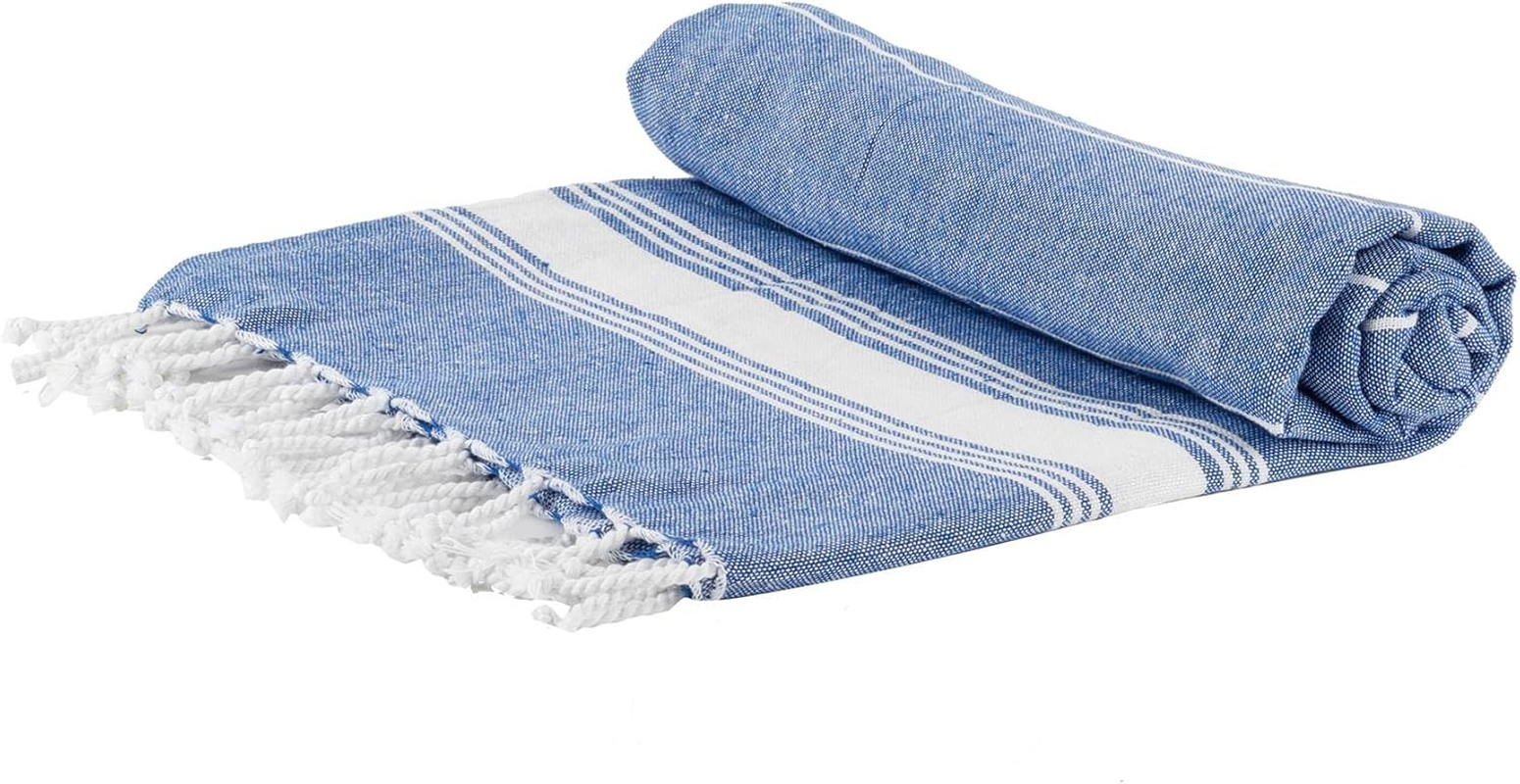 Nicola Spring Turkish Cotton Bath Towels - 170 X 90Cm - Red - Pack of 2 - Lightweight & Absorbent Large Adults Drying Beach Towel Bathroom Gym Cloth Sauna Hammam Shower Sheet