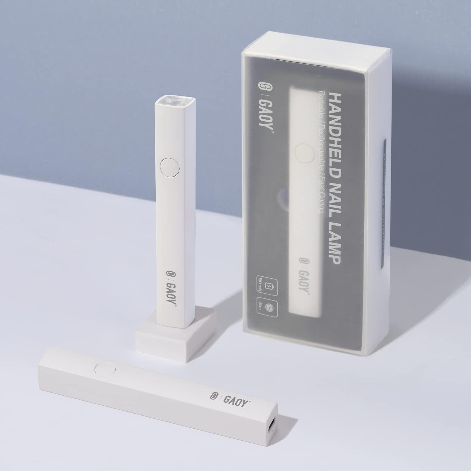 GAOY Handheld UV Light for Gel Nails, Mini Nail Light, Portable LED Nail Lamp, USB Nail Dryer for Fast Curing