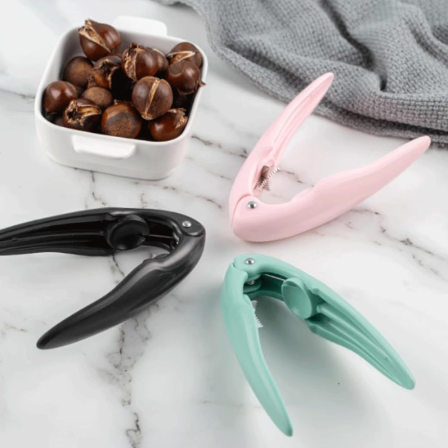 PP Material Automatic Rebound Chestnut Clip Raw Chestnut Opener Hazelnut Shell Opener as Home Kitchen Gadgets image number 4