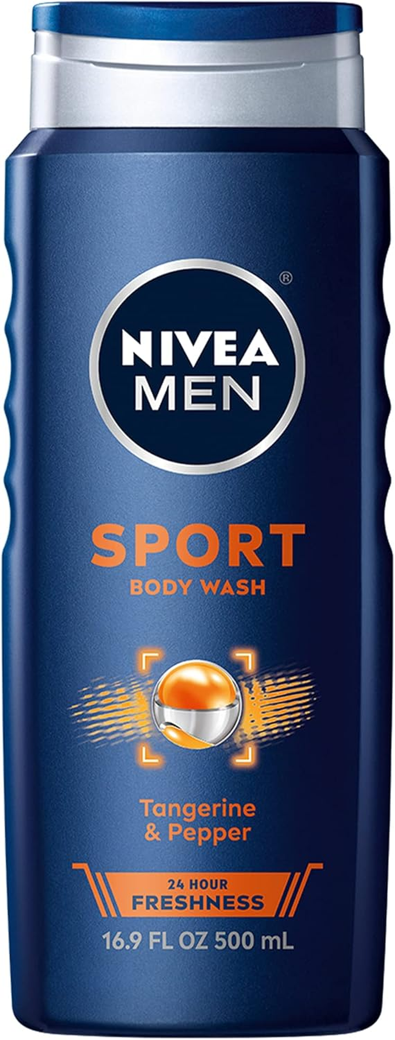 Nivea, Men, Refreshing 3-In-1 Body Wash, Shampoo, Sport, 16.9 Fl Oz (500 Ml) image number 3