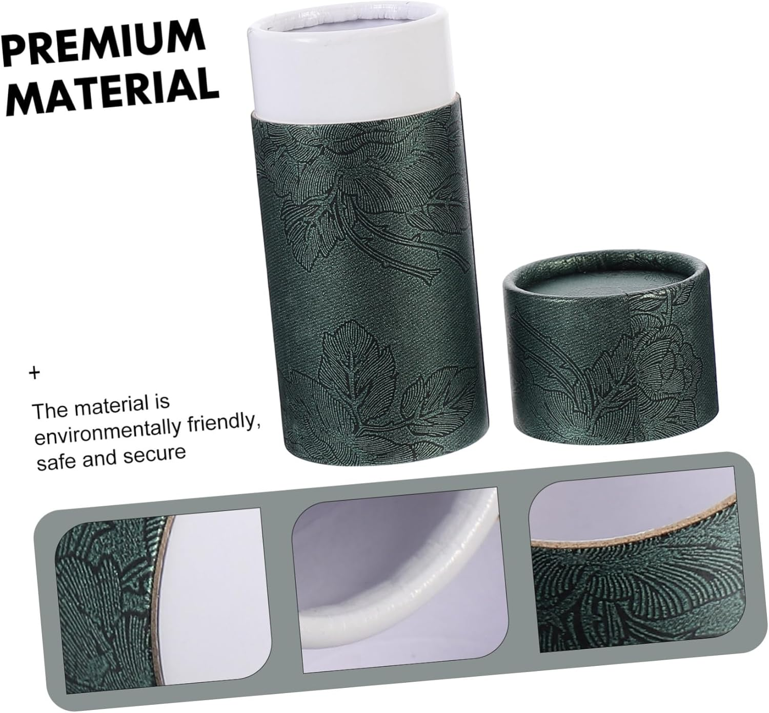 Hohopeti 20Pcs Kraft Paper Cylinder Shape Packing Boxes for Essential Oil Incense Small Items Storage image number 4