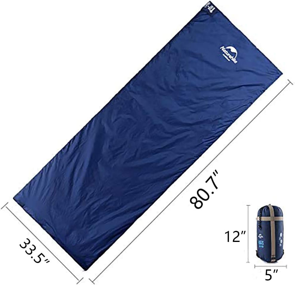 Naturehike Sleeping Bag &ndash; Envelope Lightweight Portable, Waterproof, Comfortable with Compression Sack - Great for 3 Season Traveling, Camping, Hiking, Outdoor Activities image number 4